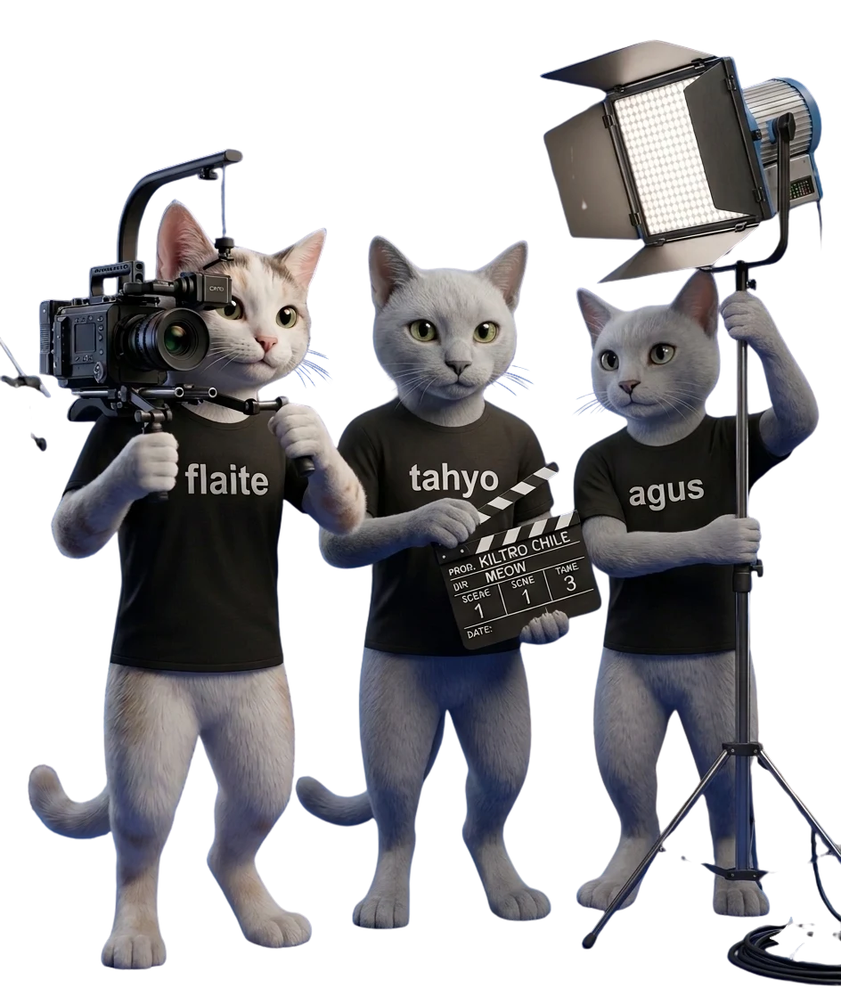 Flaite, Tahyo y Agus, los personajes audiovisuales del brochure de Kiltro